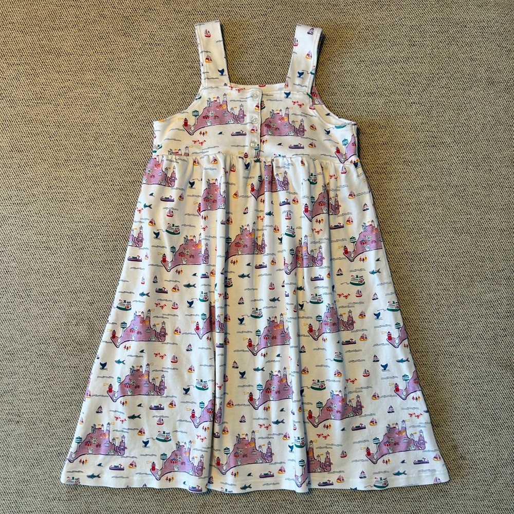Rare sold out Katydid Martha’s Vineyard Kids Girls dress pjs pima size 8
